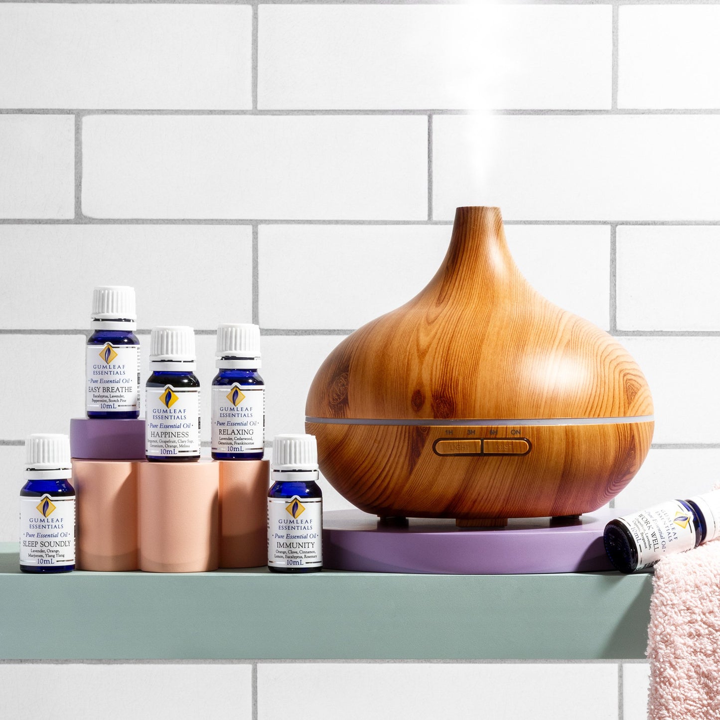 Buckley & Phillips Aromatics - Woodgrain Ultrasonic Oil Diffuser