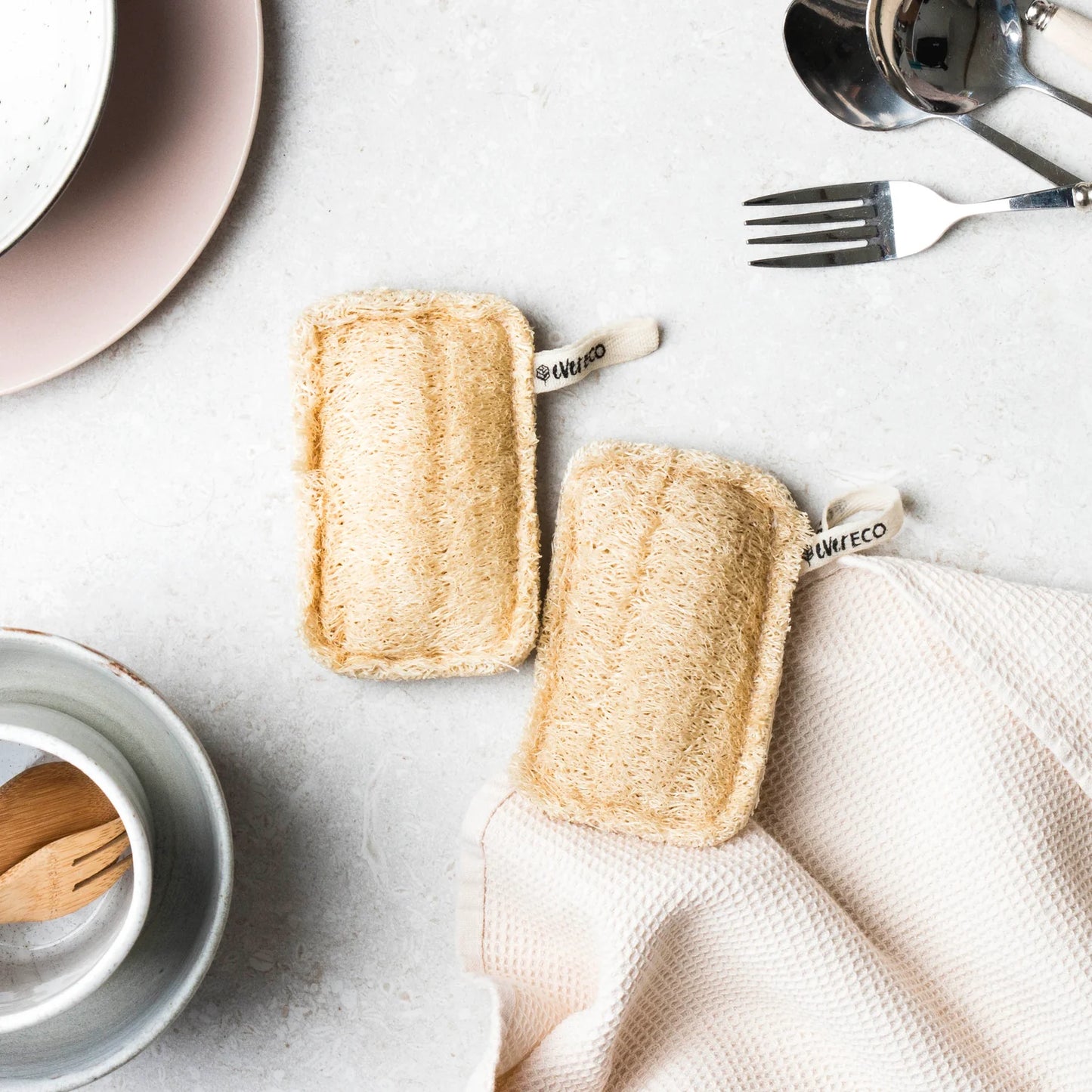 Ever Eco Loofah Dish Sponges (Set of 2)