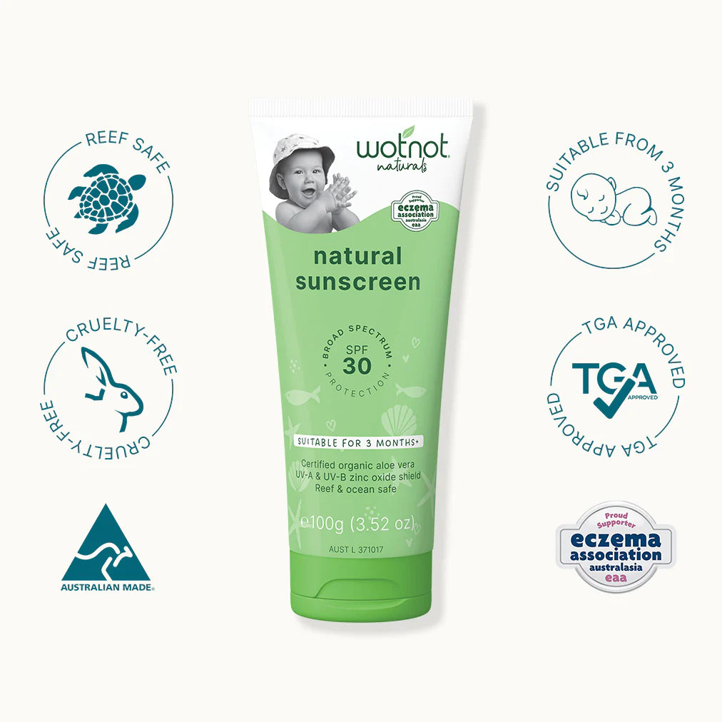 Wotnot Natural Baby Sunscreen SPF 30