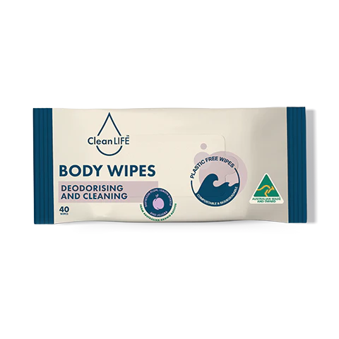 Clean Life - Deodorising & Cleaning Body Wipes