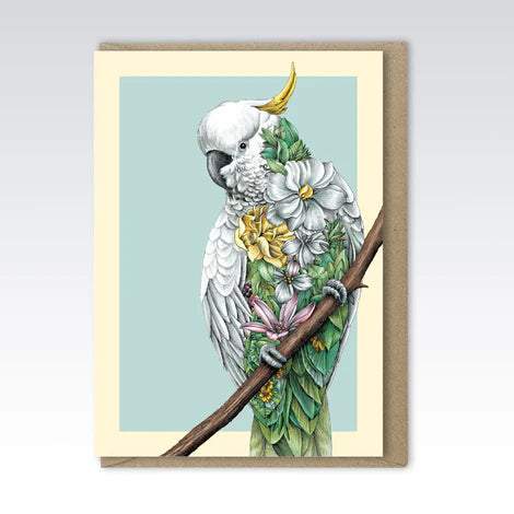 Marini Ferlazzo - Cockatoo Bushwalk Greeting Card