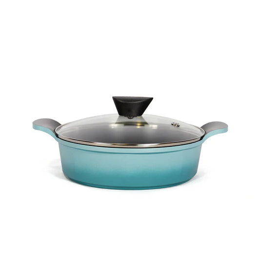 Neoflam - Venn Low Casserole 24cm (Turquoise)