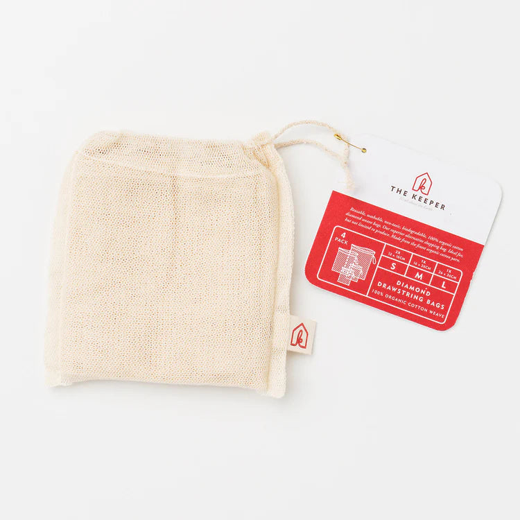 The Keeper - Diamond Drawstring Bag (Pack of 4)