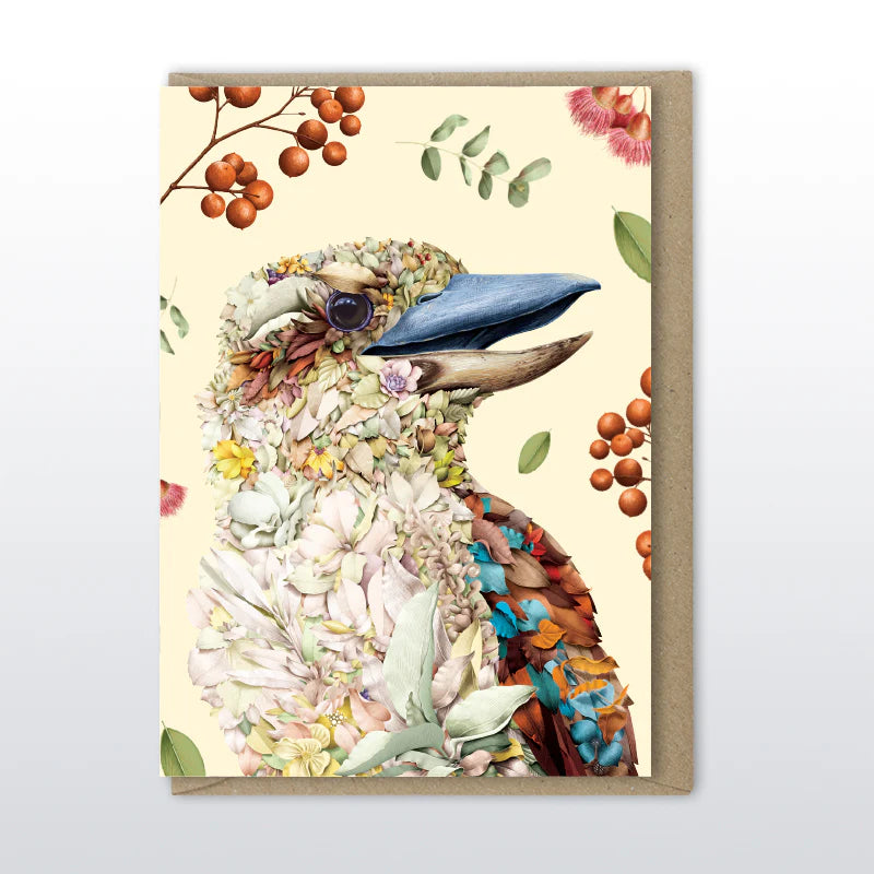 Marini Ferlazzo - Kookaburra Portrait Greeting Card