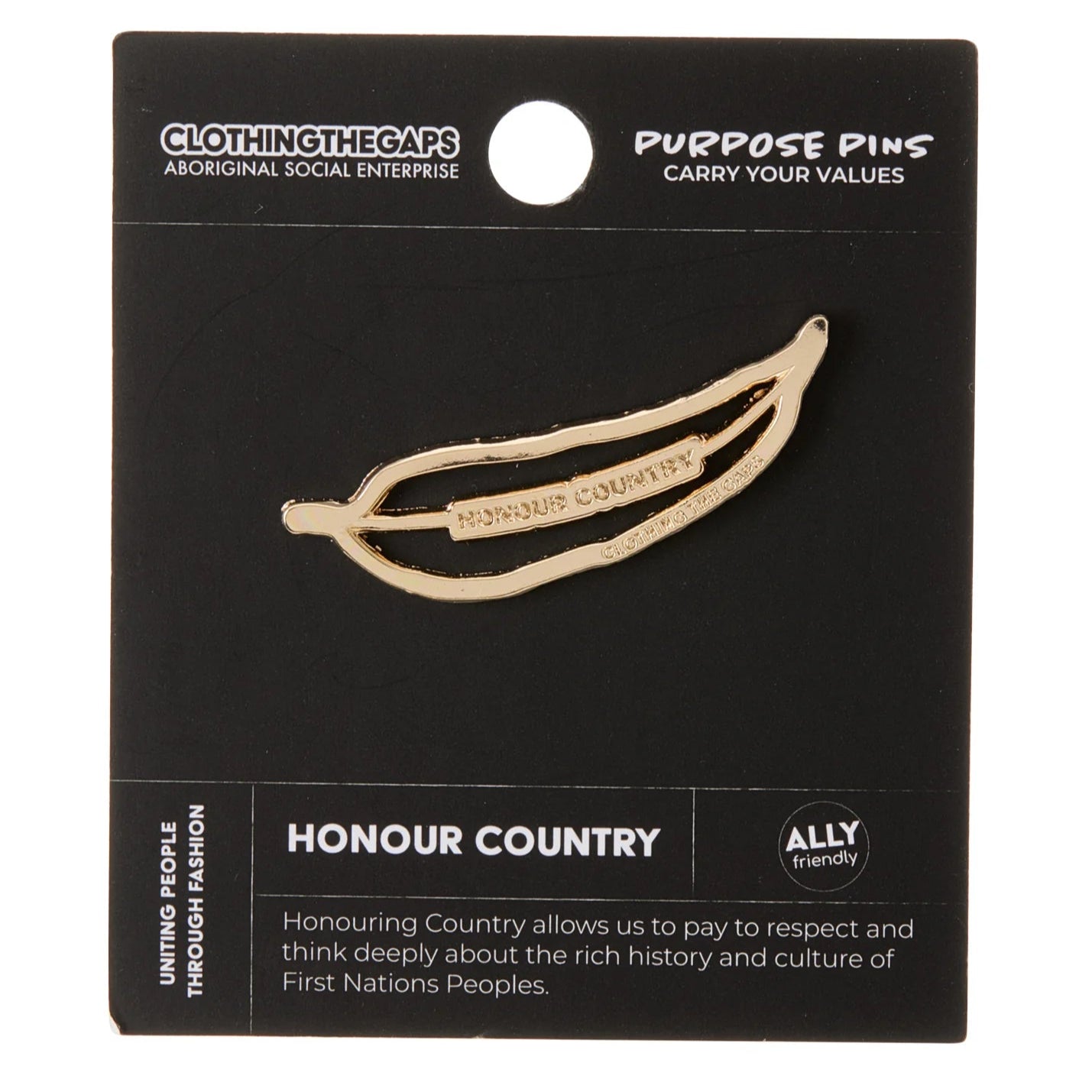 Clothing the Gaps - Honour Country Pin