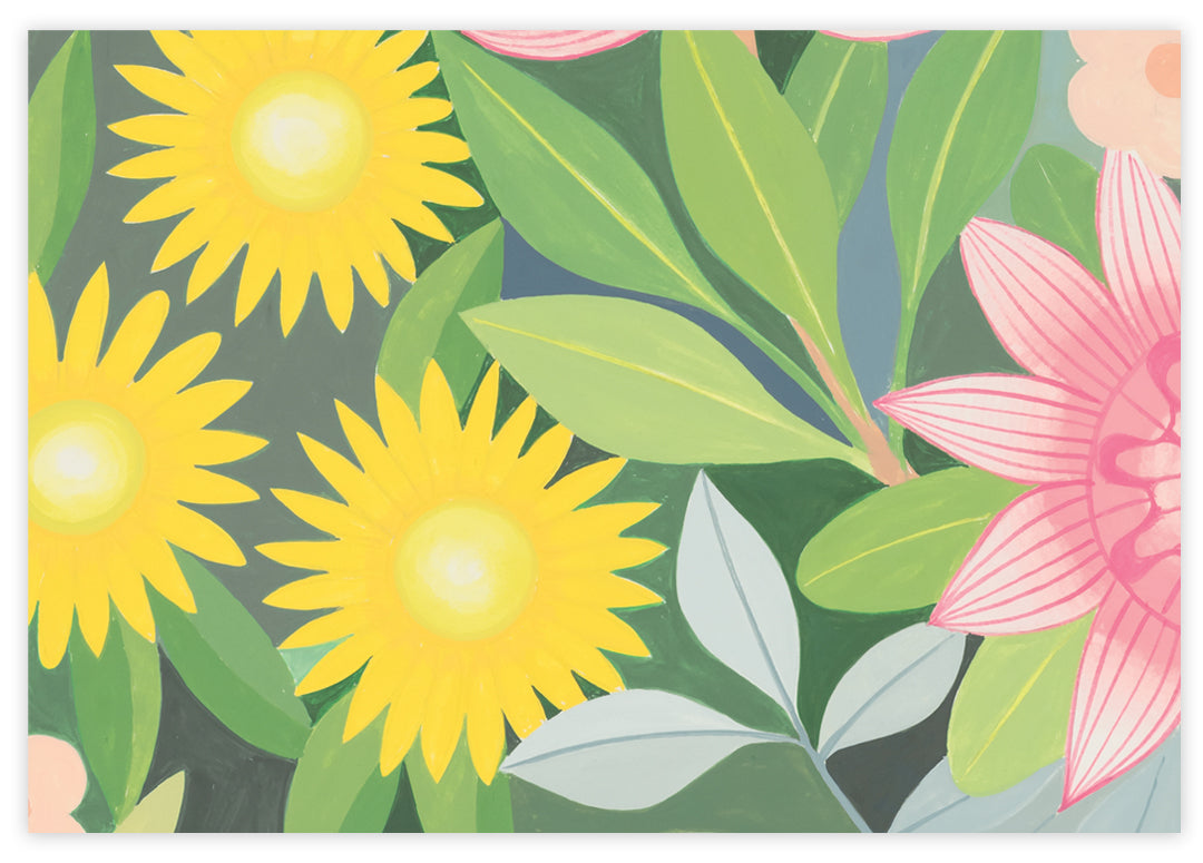 Earth Greetings - Recycled Folded Wrapping Paper | Bush Bouquet