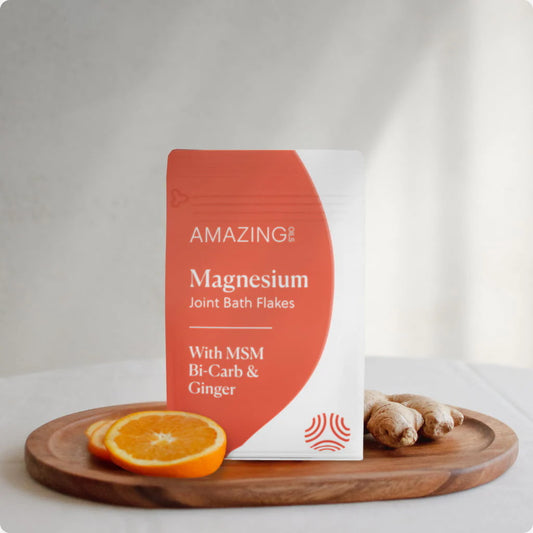 Amazing Oils - Joint Magnesium Flakes with MSM, Bi-Carb & Ginger