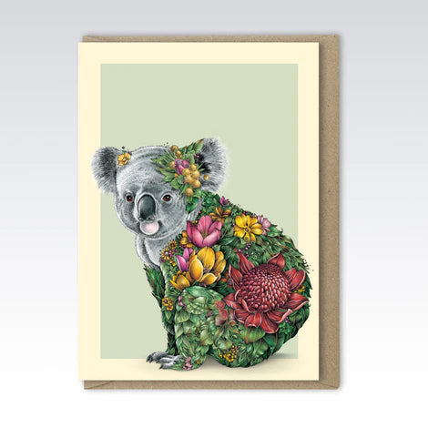 Marini Ferlazzo - Koala Bushwalk Greeting Card