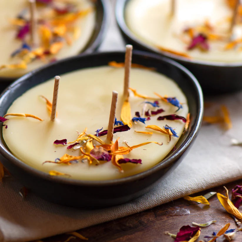 Elliot's Treasures - Midnight Floral Scented Beeswax Candle