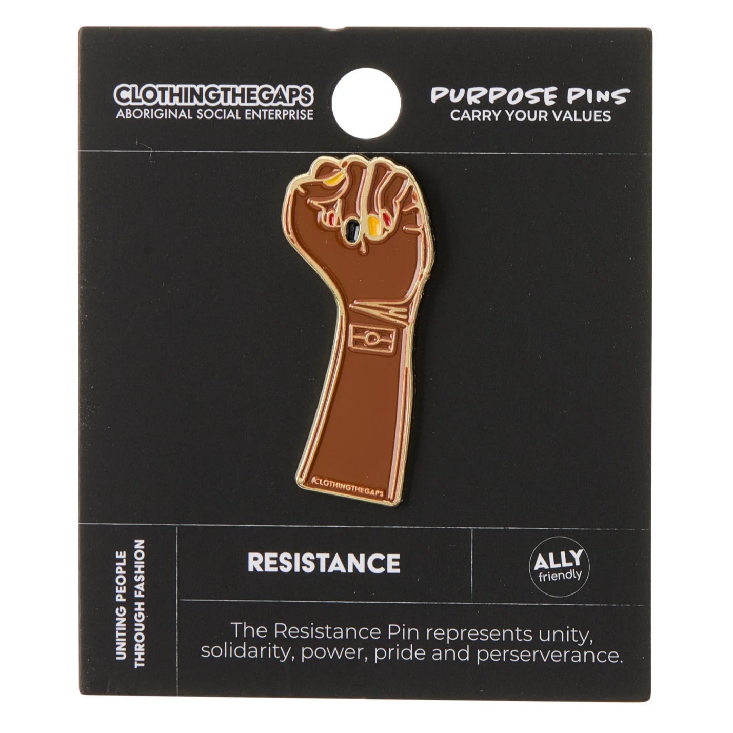 Clothing the Gaps - Resistance Pin