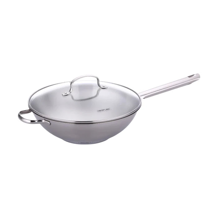 Neoflam - Stainless Steel Wok 30cm