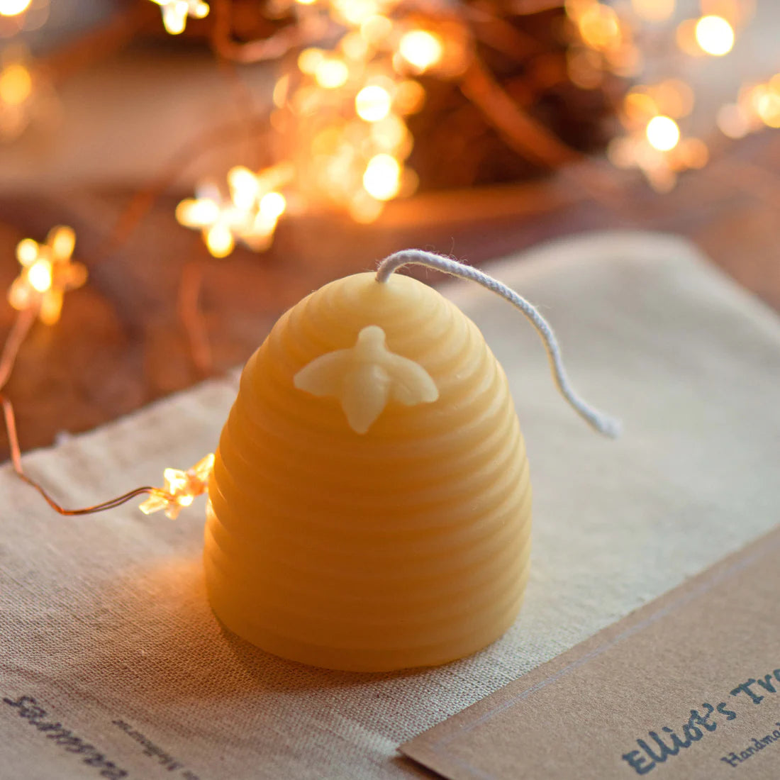 Elliot's Treasures - Mini Skep Beehive Beeswax Candle