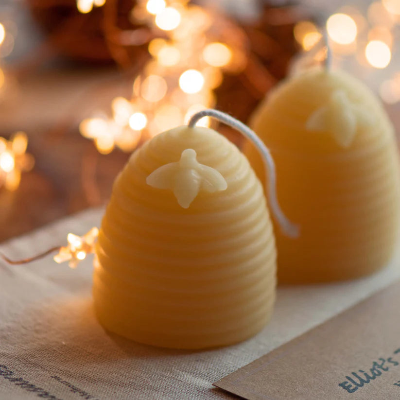 Elliot's Treasures - Mini Skep Beehive Beeswax Candle