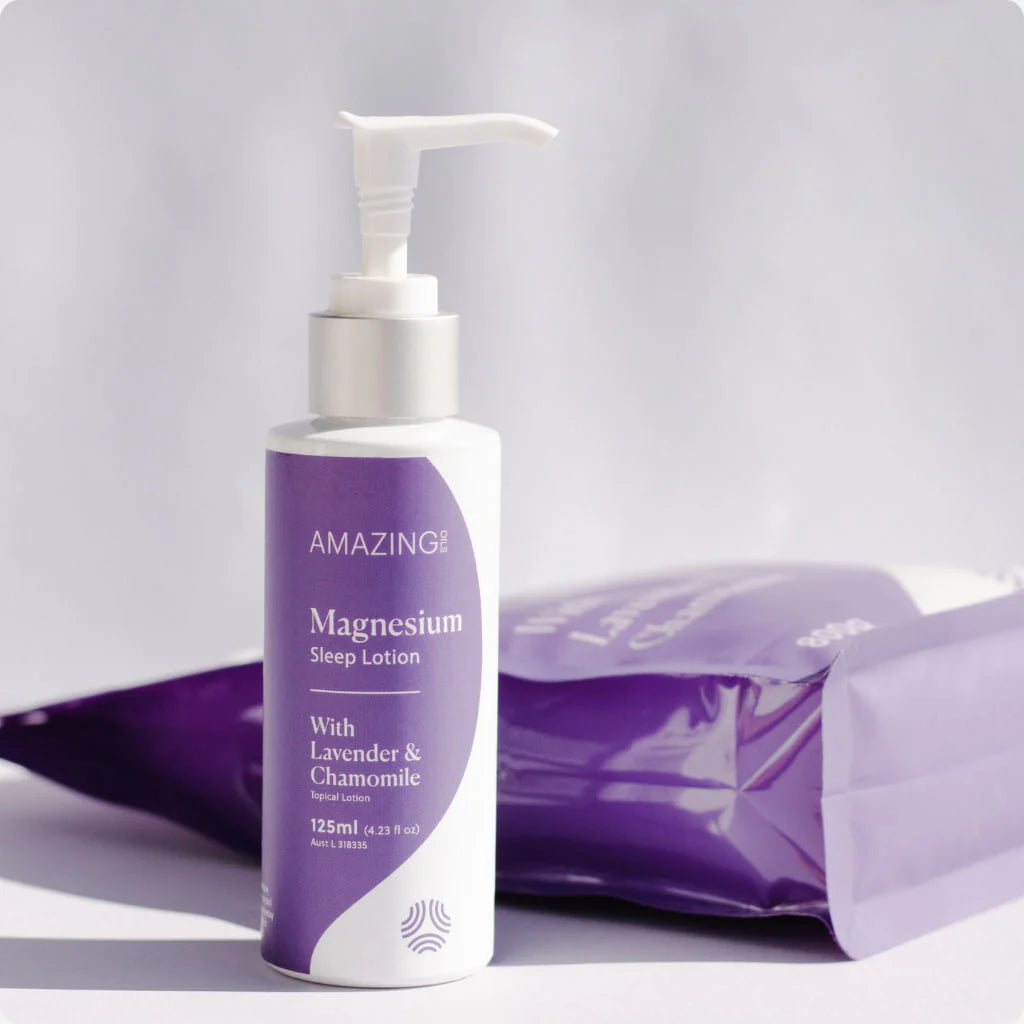 Amazing Oils - Sleep Magnesium Lotion with Lavender and Chamomile