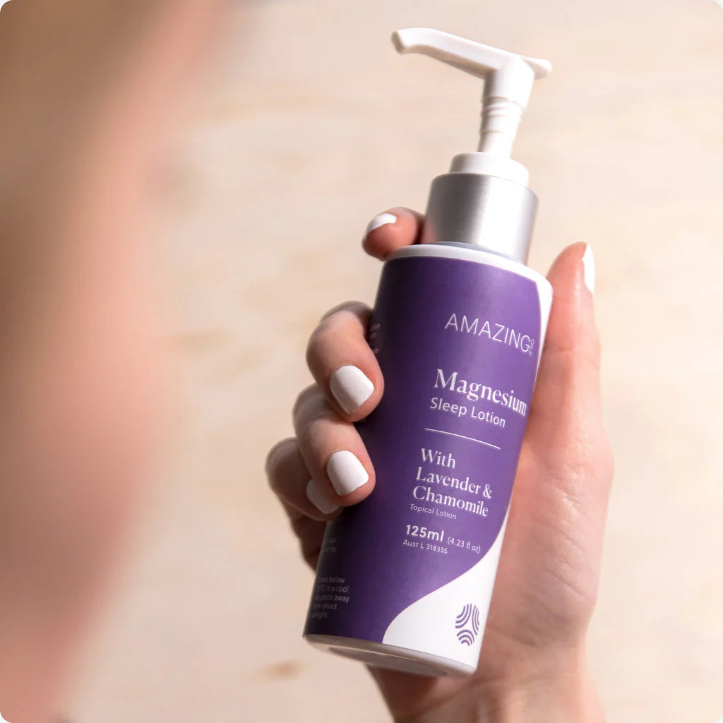 Amazing Oils - Sleep Magnesium Lotion with Lavender and Chamomile