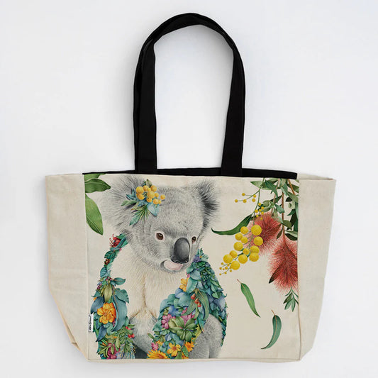 Marini Ferlazzo - Koala Portrait Canvas Tote Bag