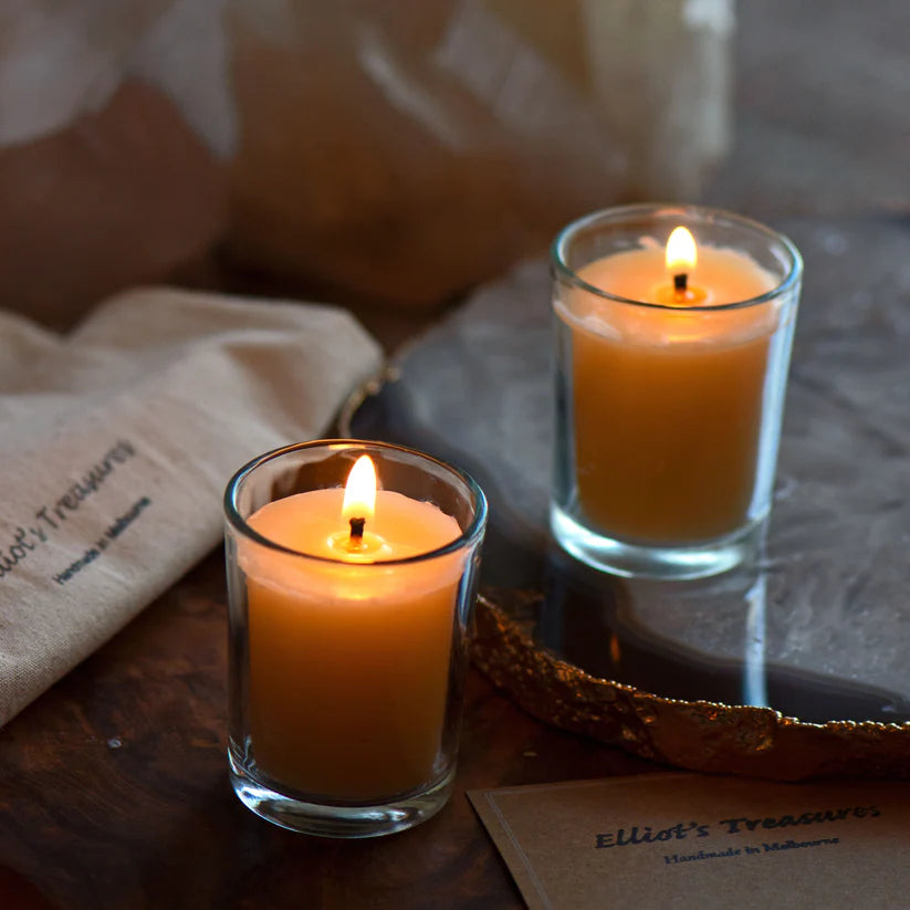 Elliot's Treasures - Beeswax Votive Candles