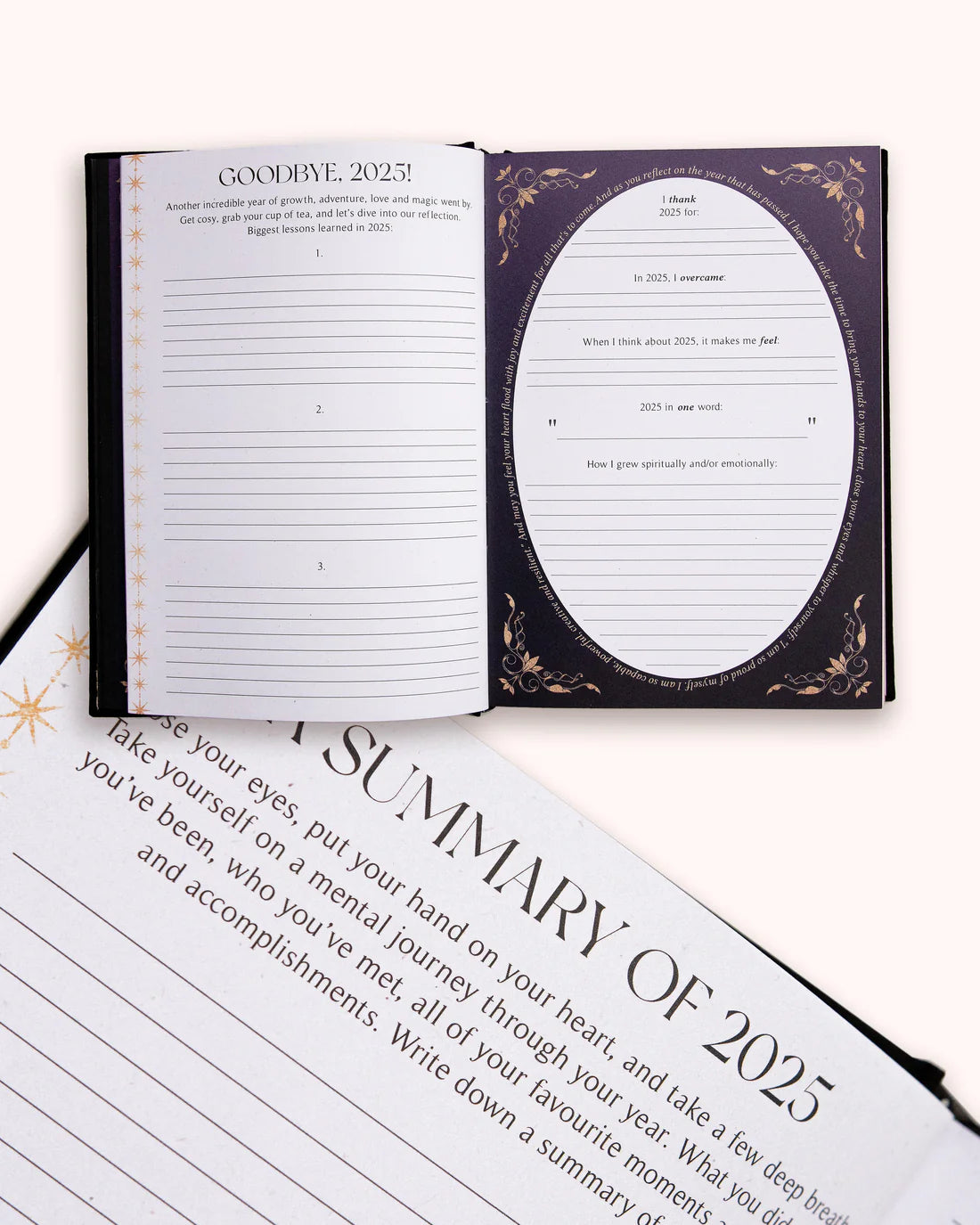 Dreamy Moons - 2026 Year of Growth Book (Onyx Black)