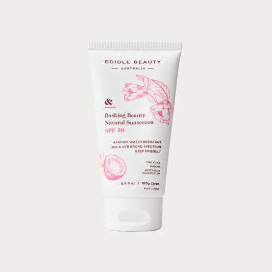 Edible Beauty - Basking Beauty Natural Sunscreen SPF50