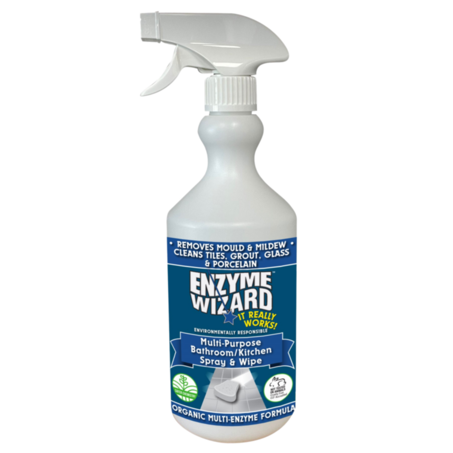 Enzyme Wizard - Multi-Purpose Bathroom/Kitchen Spray & Wipe