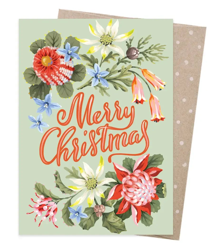 Earth Greetings - Greeting A5 Cards | Christmas Blooms