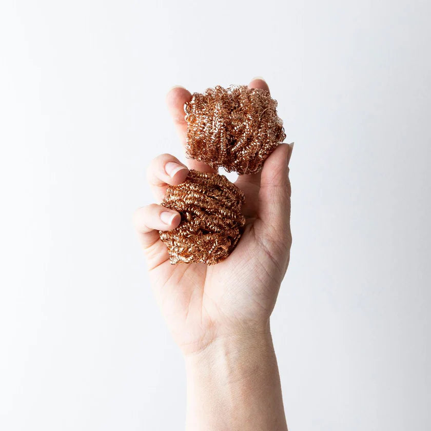 Eco Turtles - Antibacterial Copper Spiral Scrubs (Pack of 2)