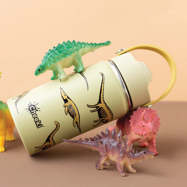 Cheeki - Insulated Little Adventurer Bottle (Dinosaur)