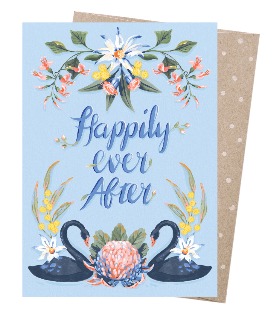Earth Greetings - Greeting A5 Cards | Ever After Swans