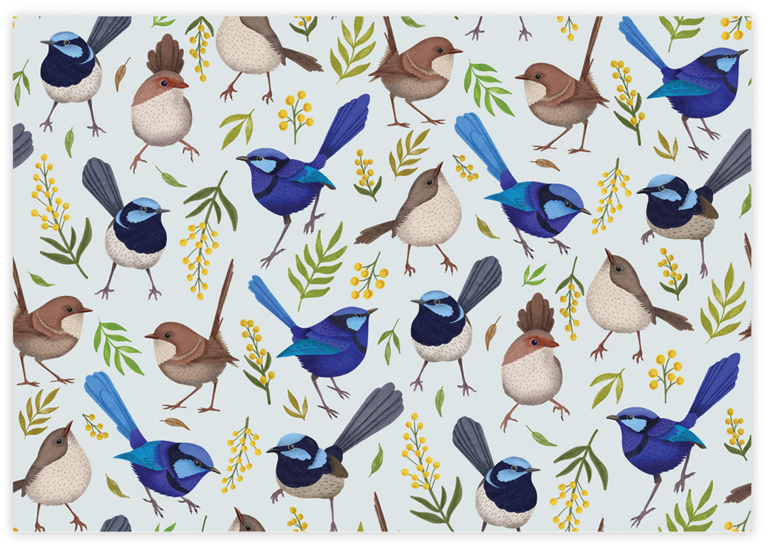 Earth Greetings - Recycled Folded Wrapping Paper | Fairy Wonderland