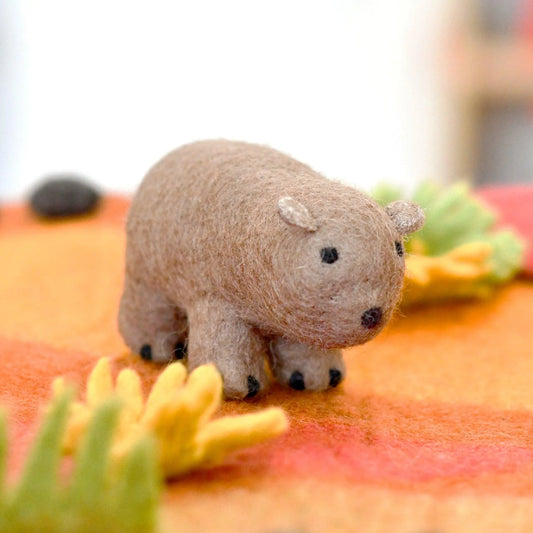 Tara Treasures - Wombat Felt Toy