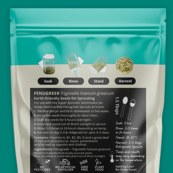 Untamed Health - Fenugreek Sprouting Seeds