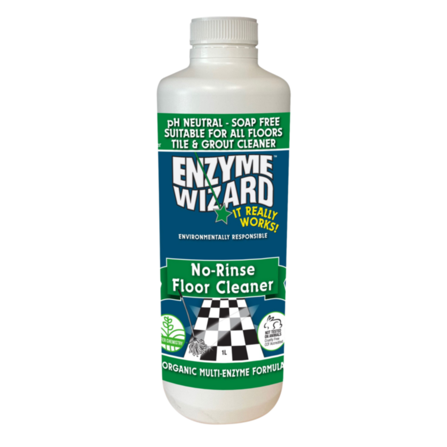 Enzyme Wizard No Rinse Floor Cleaner 1L