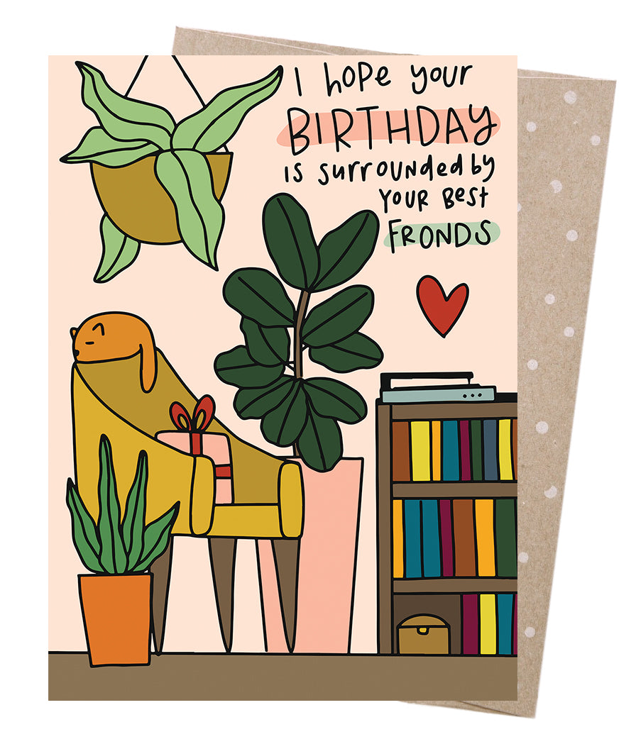Earth Greetings - Greeting A5 Cards | Best Fronds Birthday