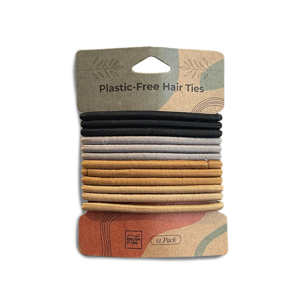 Brush It On - Plastic-Free Hair Ties (12 Pack)