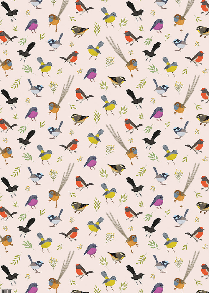 Earth Greetings - Recycled Folded Wrapping Paper | Little Birdies