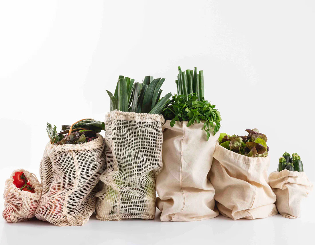 The Keeper - Mesh and Muslin Mixed Bags (Pack of 6)
