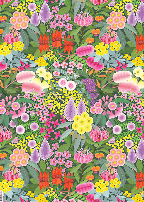 Earth Greetings - Recycled Folded Wrapping Paper | Native Gems