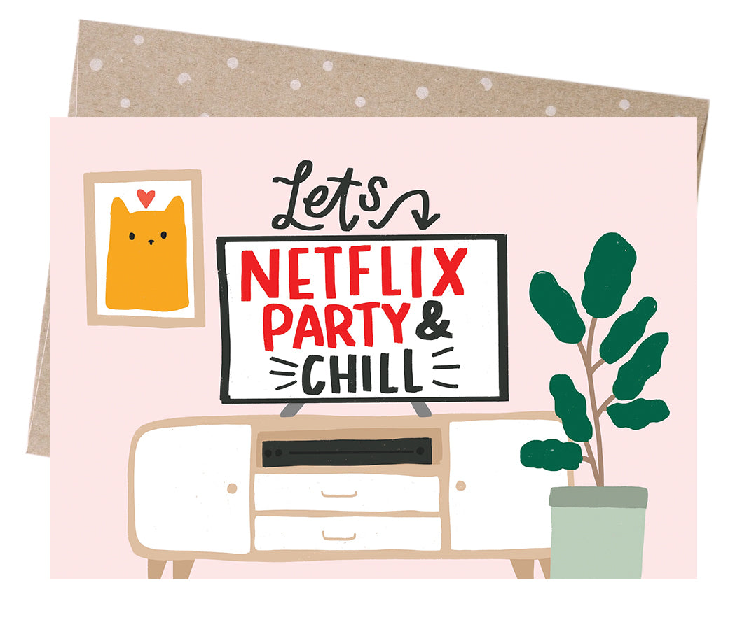 Earth Greetings - Greeting A5 Cards | Netflix and Chill