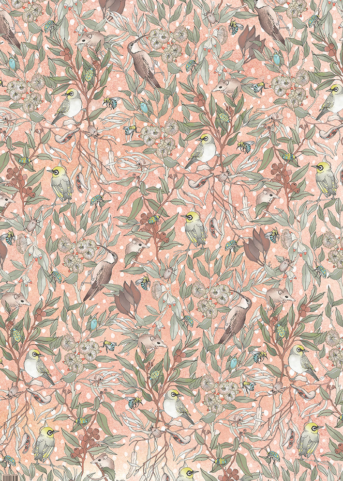 Earth Greetings - Recycled Folded Wrapping Paper | Pollinators