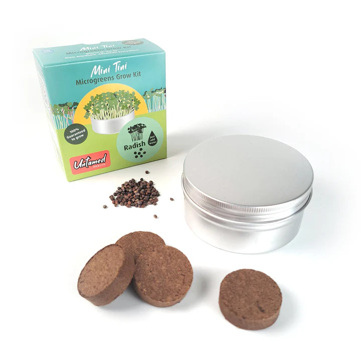 Untamed Health - Mini Tini Radish Microgreens Kit
