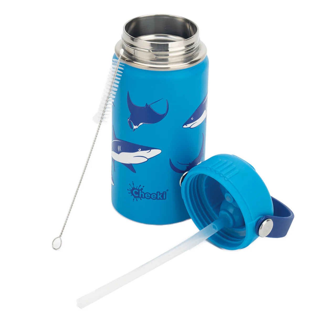 Cheeki - Insulated Little Adventurer Bottle (Shark)