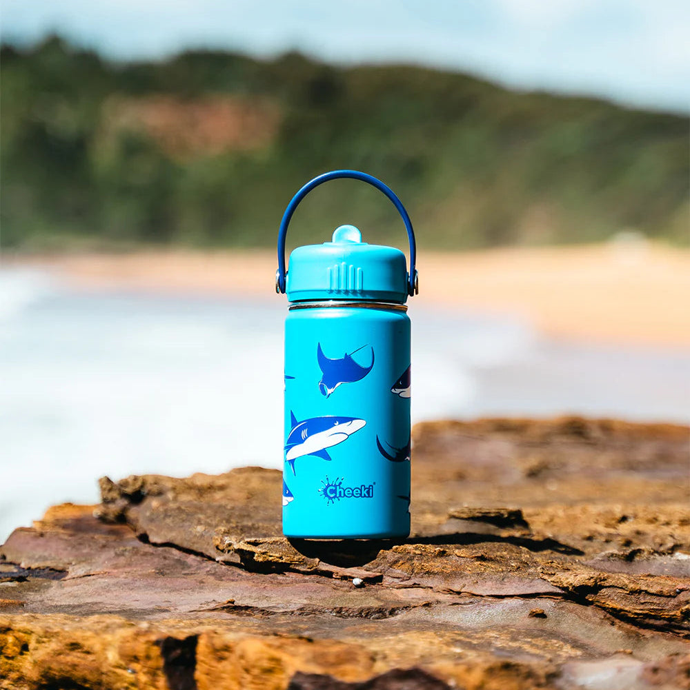 Cheeki - Insulated Little Adventurer Bottle (Shark)