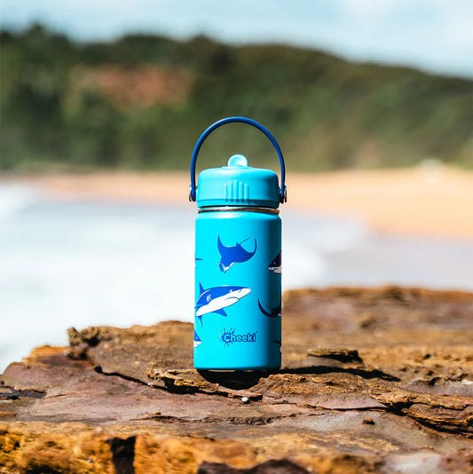 Cheeki - Insulated Little Adventurer Bottle (Shark)