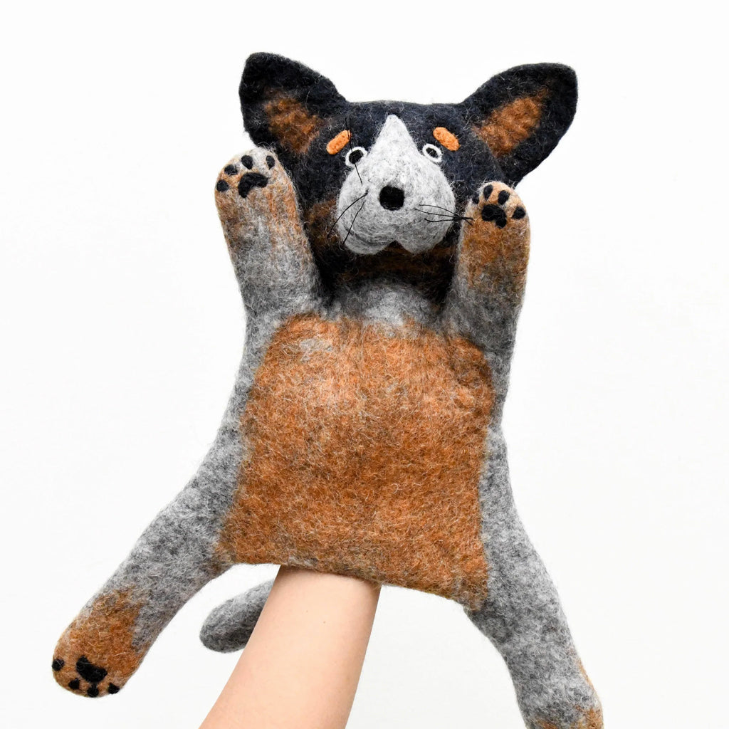 Tara Treasures Hand Puppet - Australian Cattle Dog