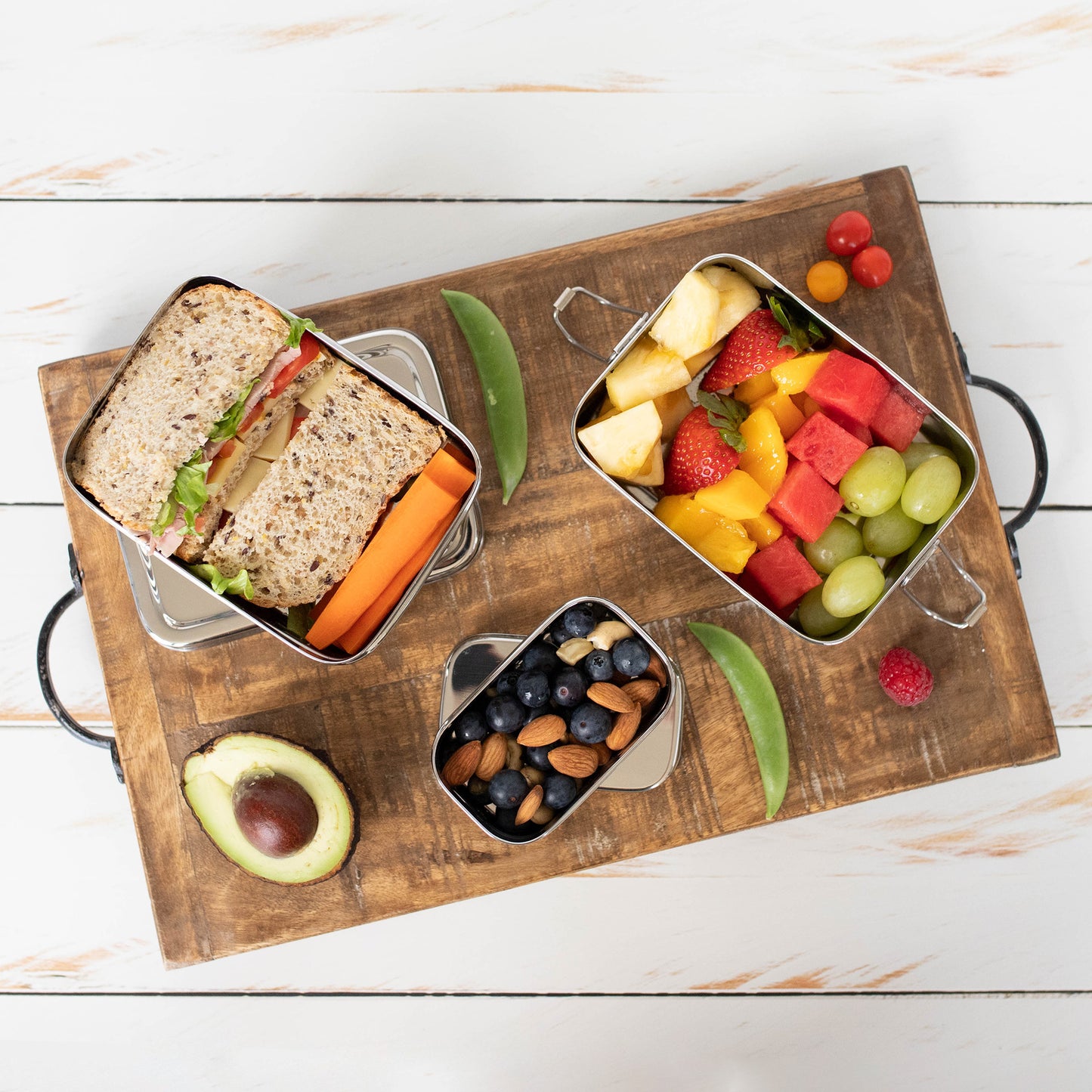 Green Essentials - Tuck-a-Stacker Trio Lunchbox