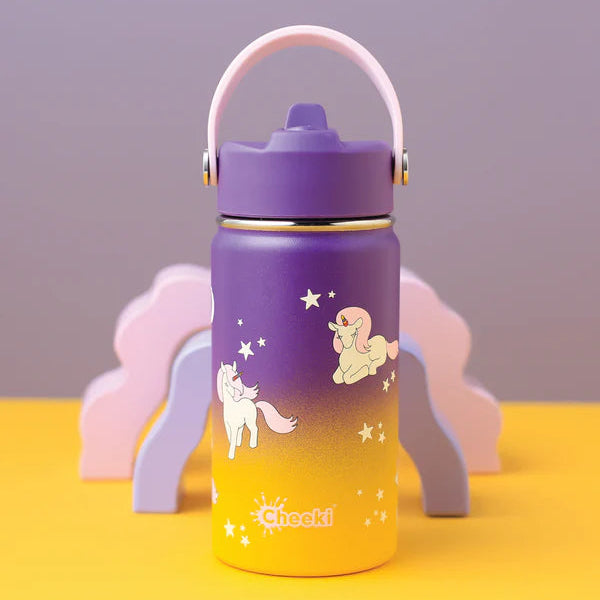 Cheeki - Insulated Little Adventurer Bottle (Unicorn)