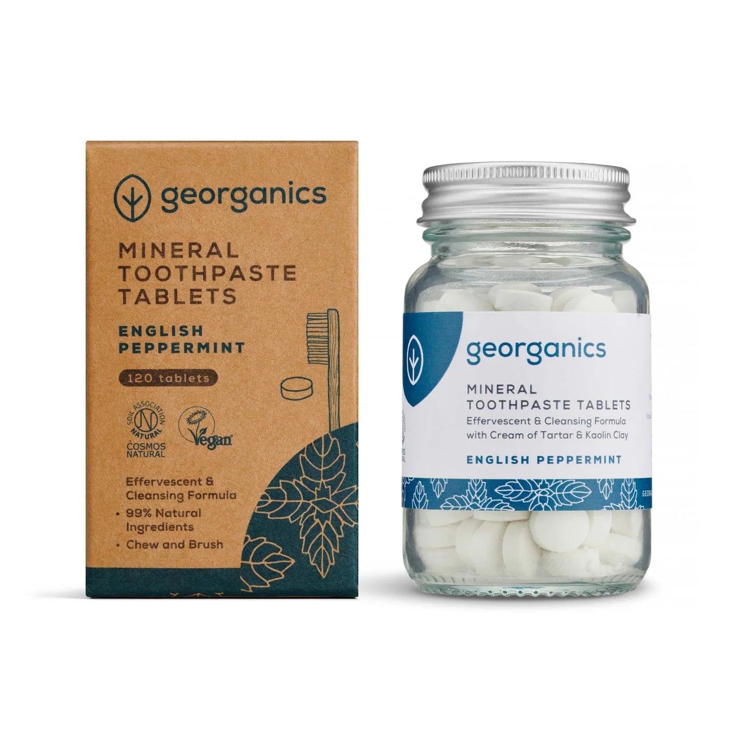 Georganics - Mineral Toothpaste Tablets (English Peppermint)