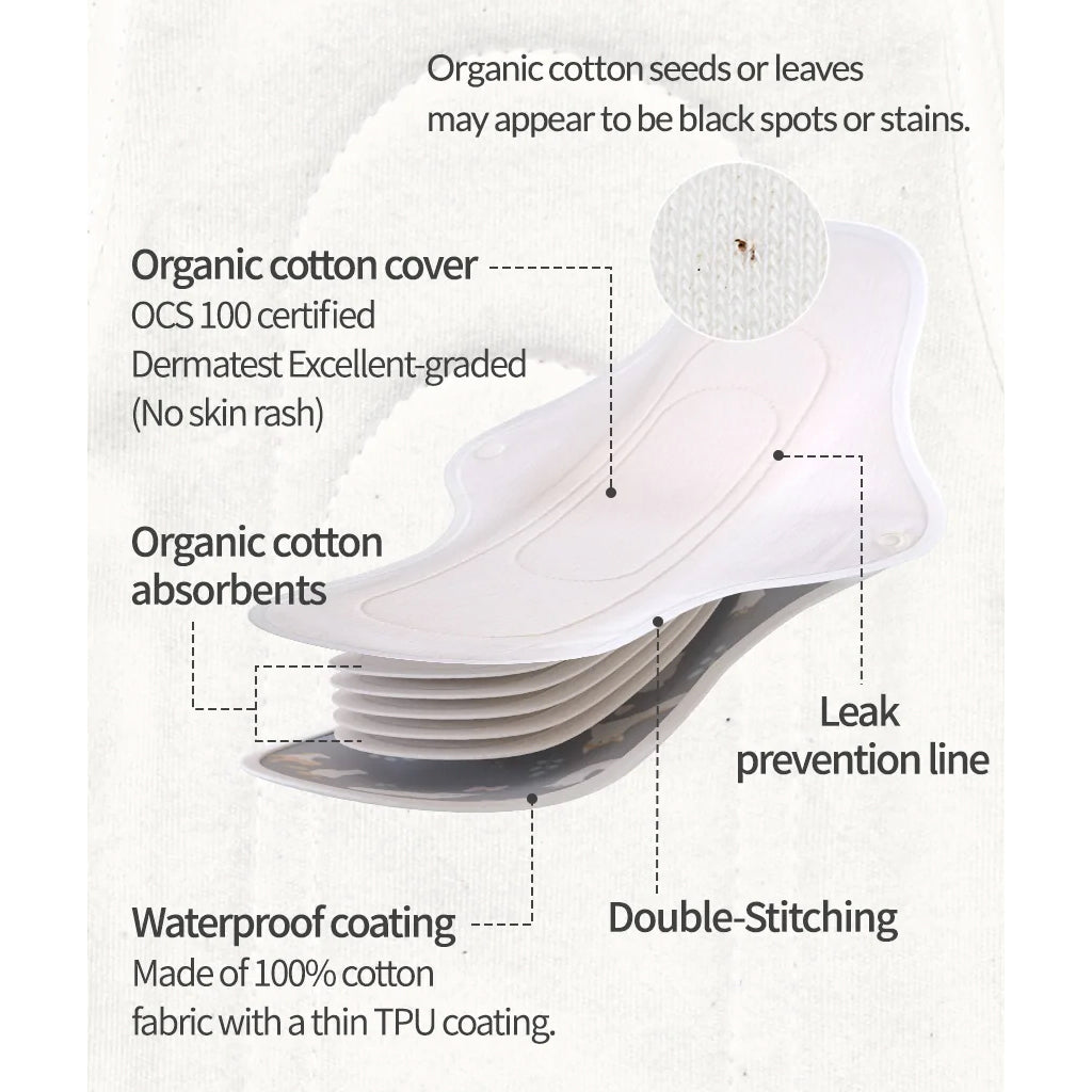 Hannah Pad Organic Reusable - Medium 1 Pad