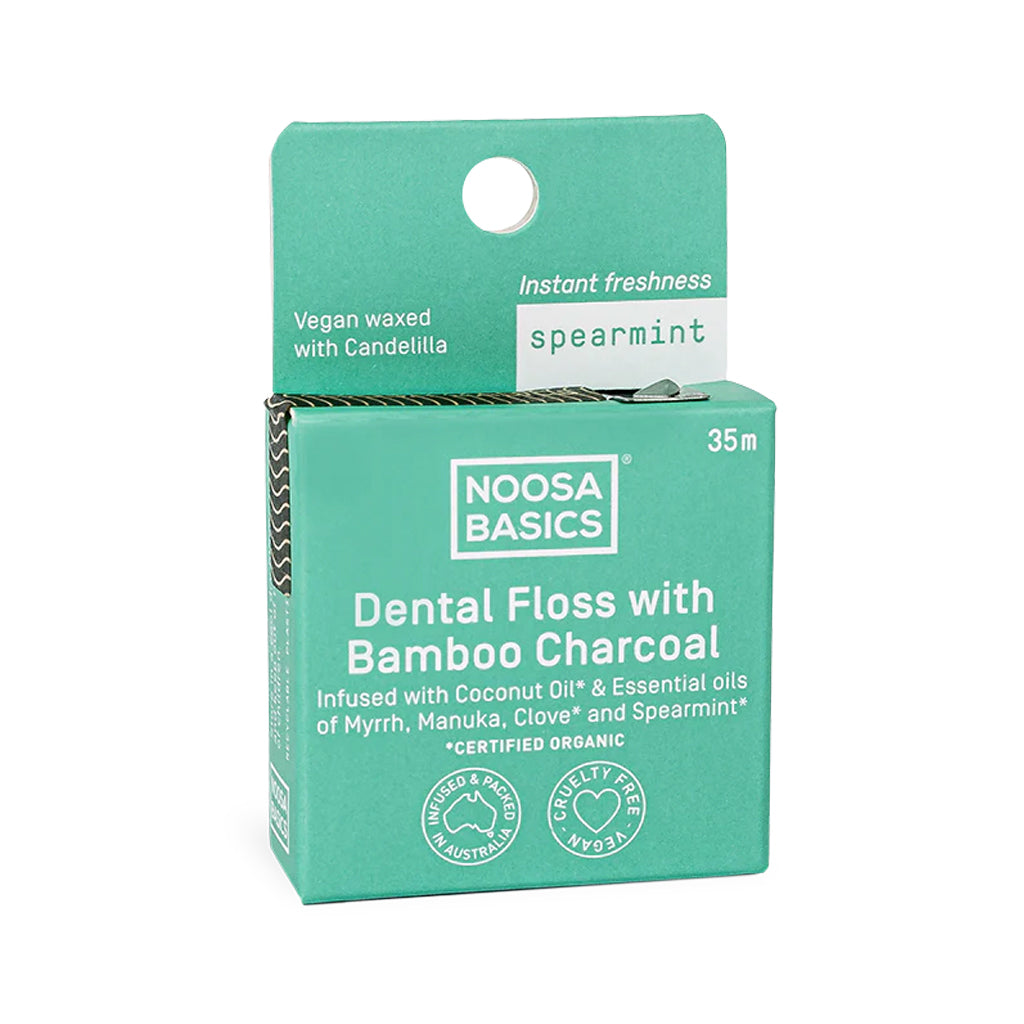 Noosa Basics Bamboo Charcoal Dental Floss 35m