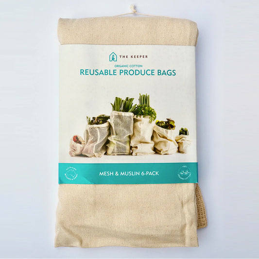 The Keeper - Mesh and Muslin Mixed Bags (Pack of 6)